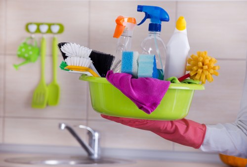 Local office cleaning service working around access needs in a central London building