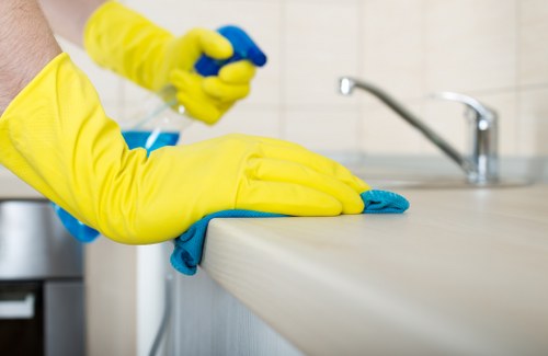 Local Soho cleaning team preparing a property for a one-time clean