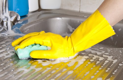 Upholstery cleaning process for a lounge sofa in a central London property