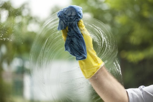 Commercial window cleaning arranged around Soho business hours